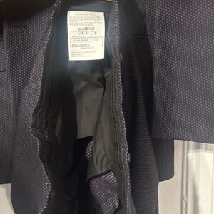 Gucci Navy Blazer with Nautical Lining